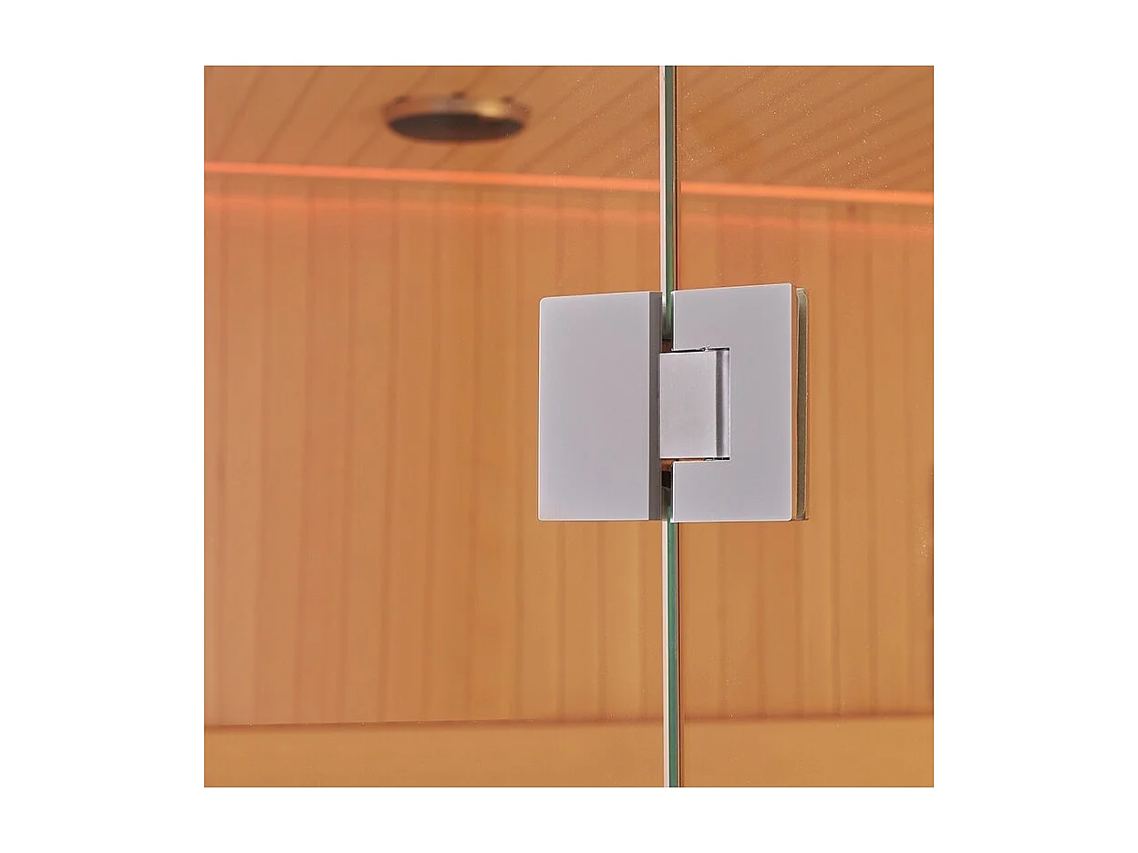 Sauna d'angle Boreal® Evasion Club PRO 214C - 5 à 7 places - 214*214*210