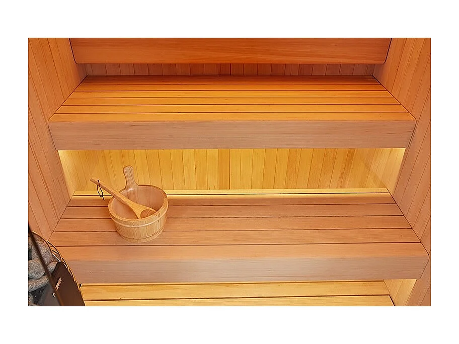 Sauna traditionnel Boreal® CELEST 180 - 4 places - 180*180*210 cm