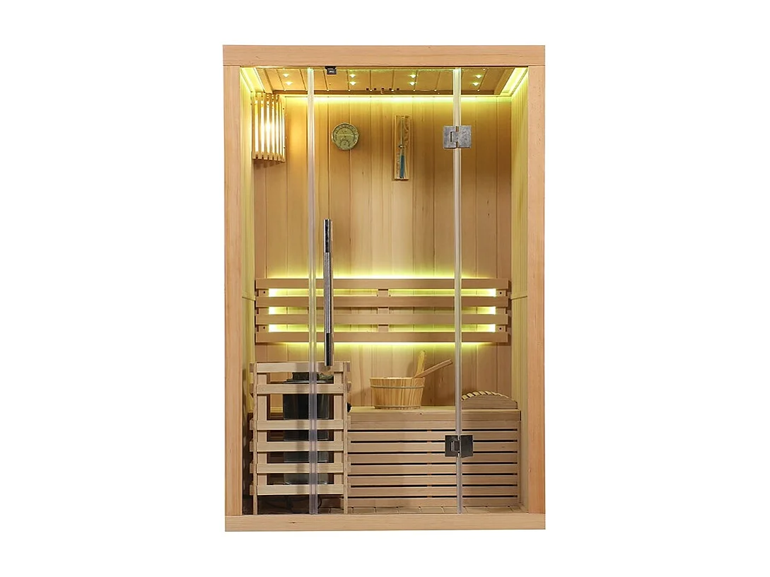Sauna finlandais Nordica® Vapeur V12 - 1-2 places - 130 x 100 x H.200