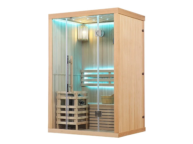 Sauna finlandais Nordica® Vapeur V12 - 1-2 places - 130 x 100 x H.200