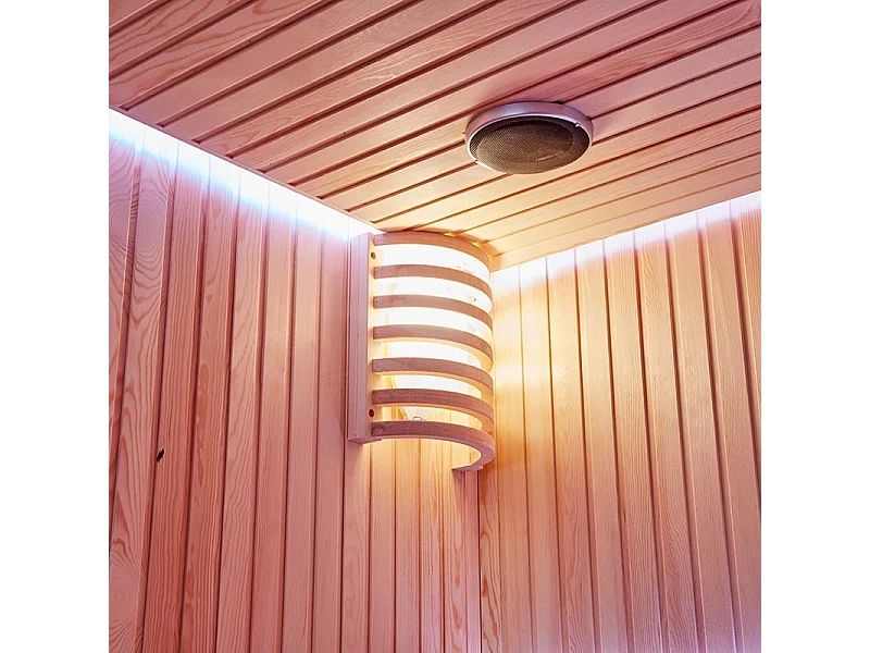 Sauna d'angle Boreal® Evasion Baltik - 240x200x210 cm