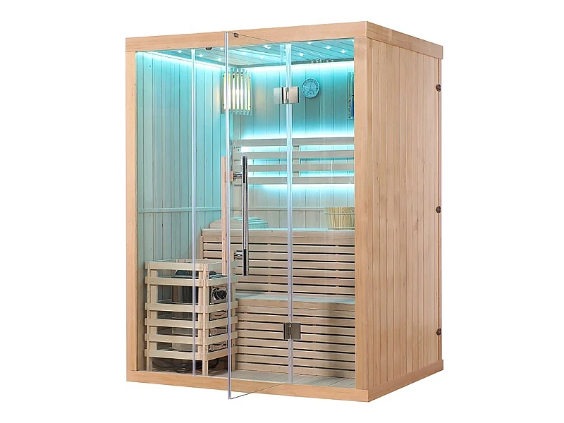 Sauna finlandais Nordica® Vapeur V23 - 2-3 places - 150 x 120 x H.200