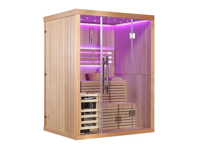 Sauna finlandais Nordica® Vapeur V23 - 2-3 places - 150 x 120 x H.200