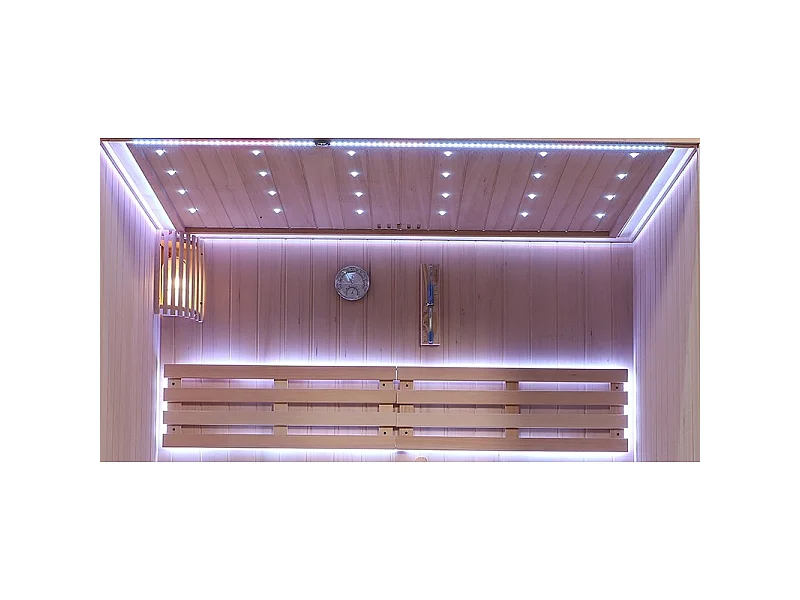 Sauna finlandais Nordica® Vapeur V23 - 2-3 places - 150 x 120 x H.200