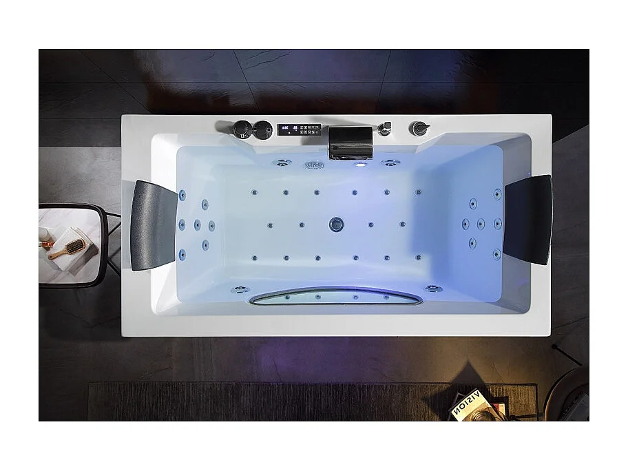 Baignoire balneo Riviera CONCEPT ARCHIPEL® 180x90