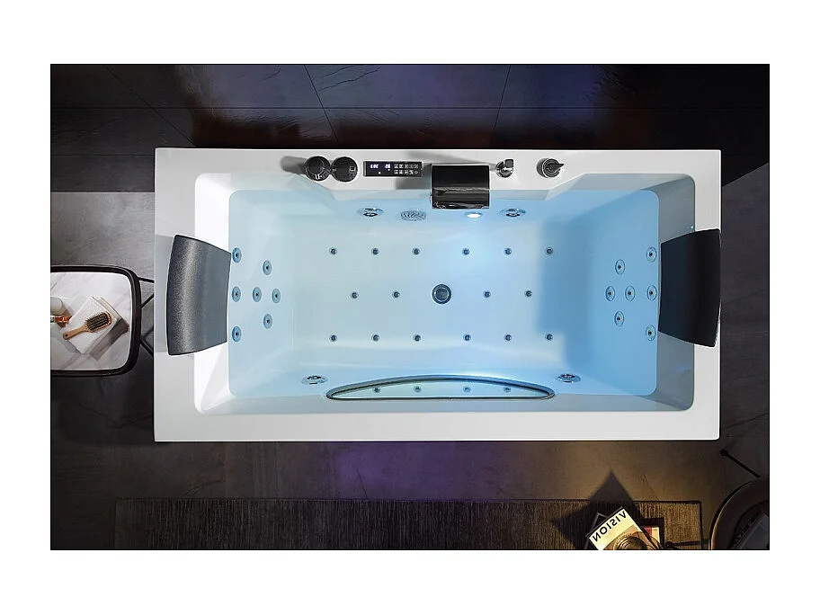 Baignoire balneo Riviera CONCEPT ARCHIPEL® 180x90