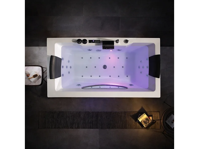 Baignoire balneo Riviera CONCEPT ARCHIPEL® 180x90