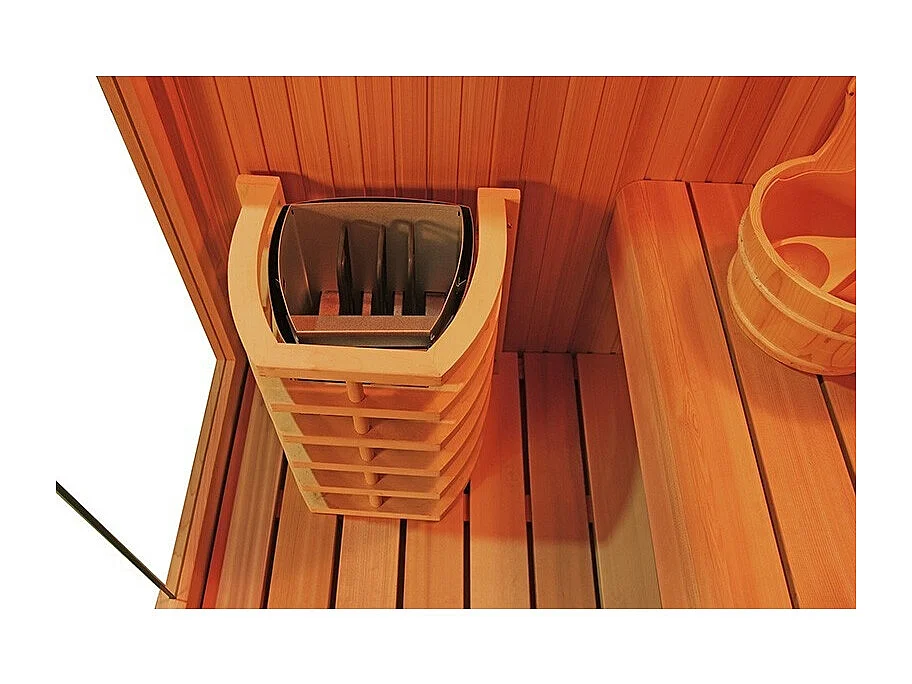 Sauna Boreal® Evasion 160 - sauna de luxe en cèdre rouge 3 personnes