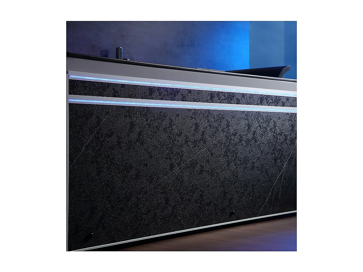 Baignoire balneo Thérapeutique ALTESS BLACK 180 2 places ARCHIPEL® - 180x90