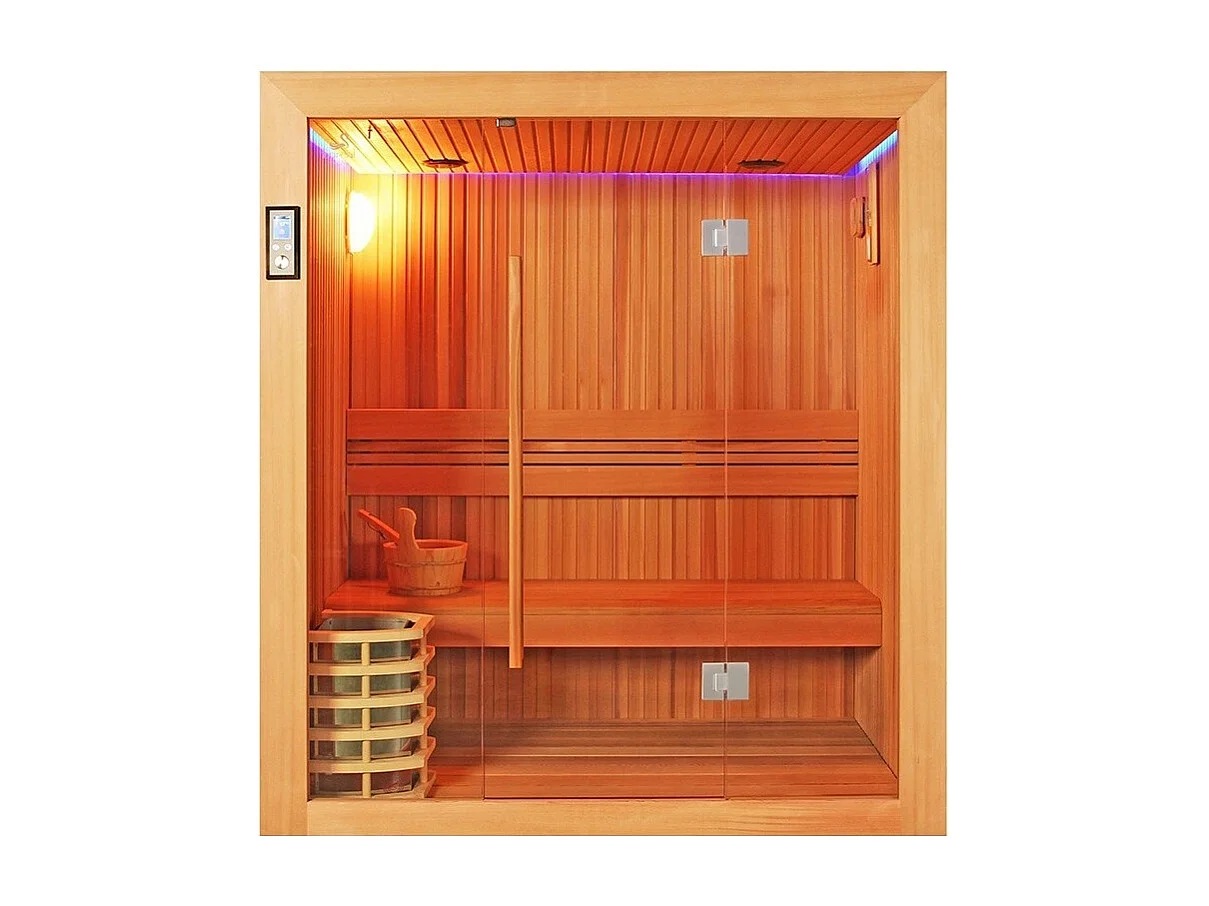 Sauna Boreal® Evasion 180 - sauna de luxe en cèdre rouge 3 à 4 personnes