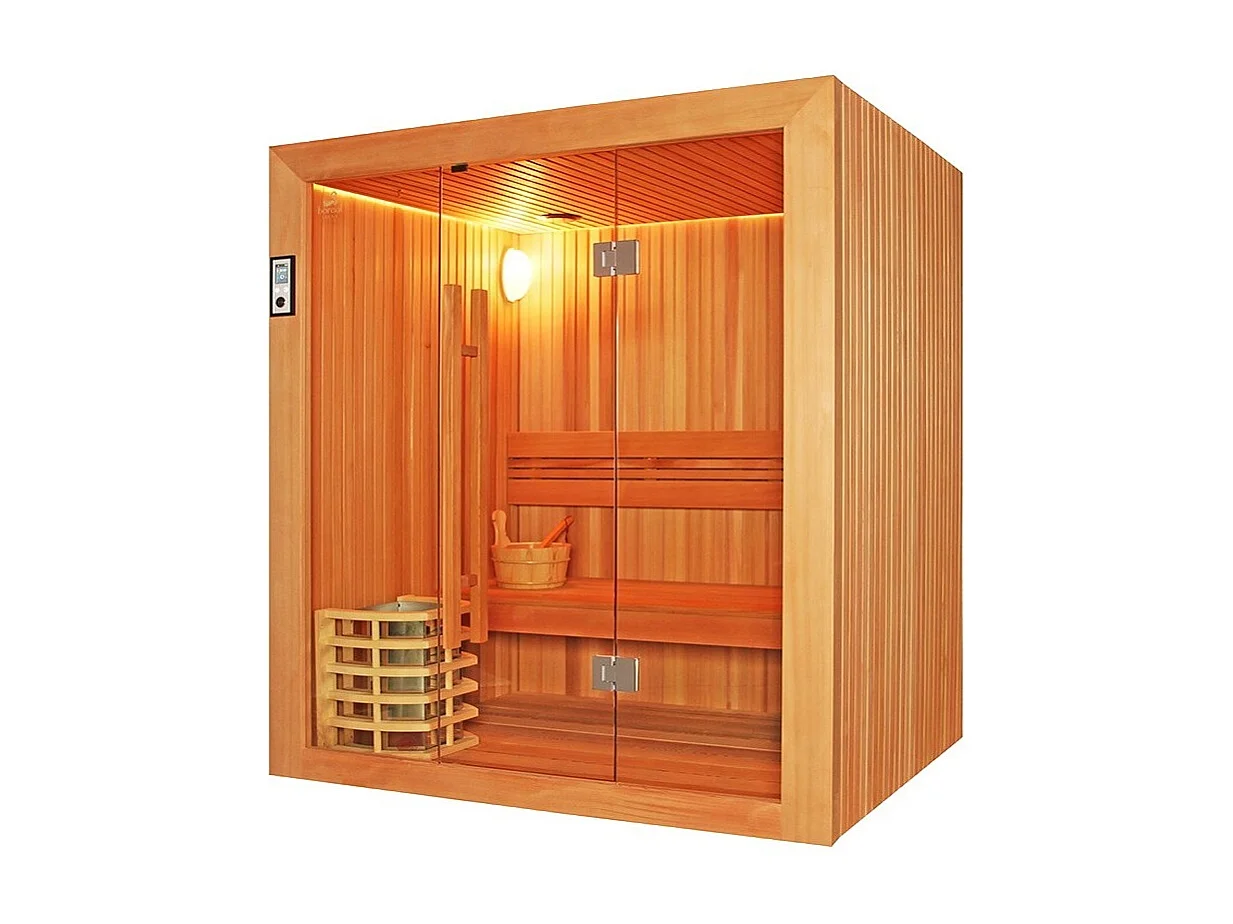 Sauna Boreal® Evasion 180 - sauna de luxe en cèdre rouge 3 à 4 personnes