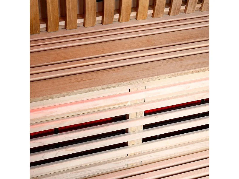 Sauna Combi Boreal® Elégance 3 - 175x125 Infrarouge + Vapeur