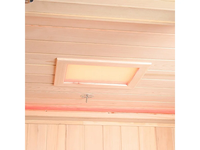 Sauna Combi Boreal® Elégance 3 - 175x125 Infrarouge + Vapeur