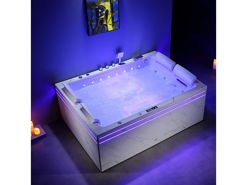 Baignoire balnéo thérapeutique Archipel® ALTESS DUO - 190*140 cm