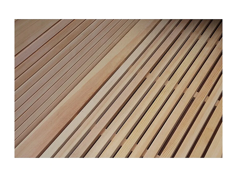 Sauna d'angle Boreal® Evasion Baltik 3/4 places - 160x160x210 cm