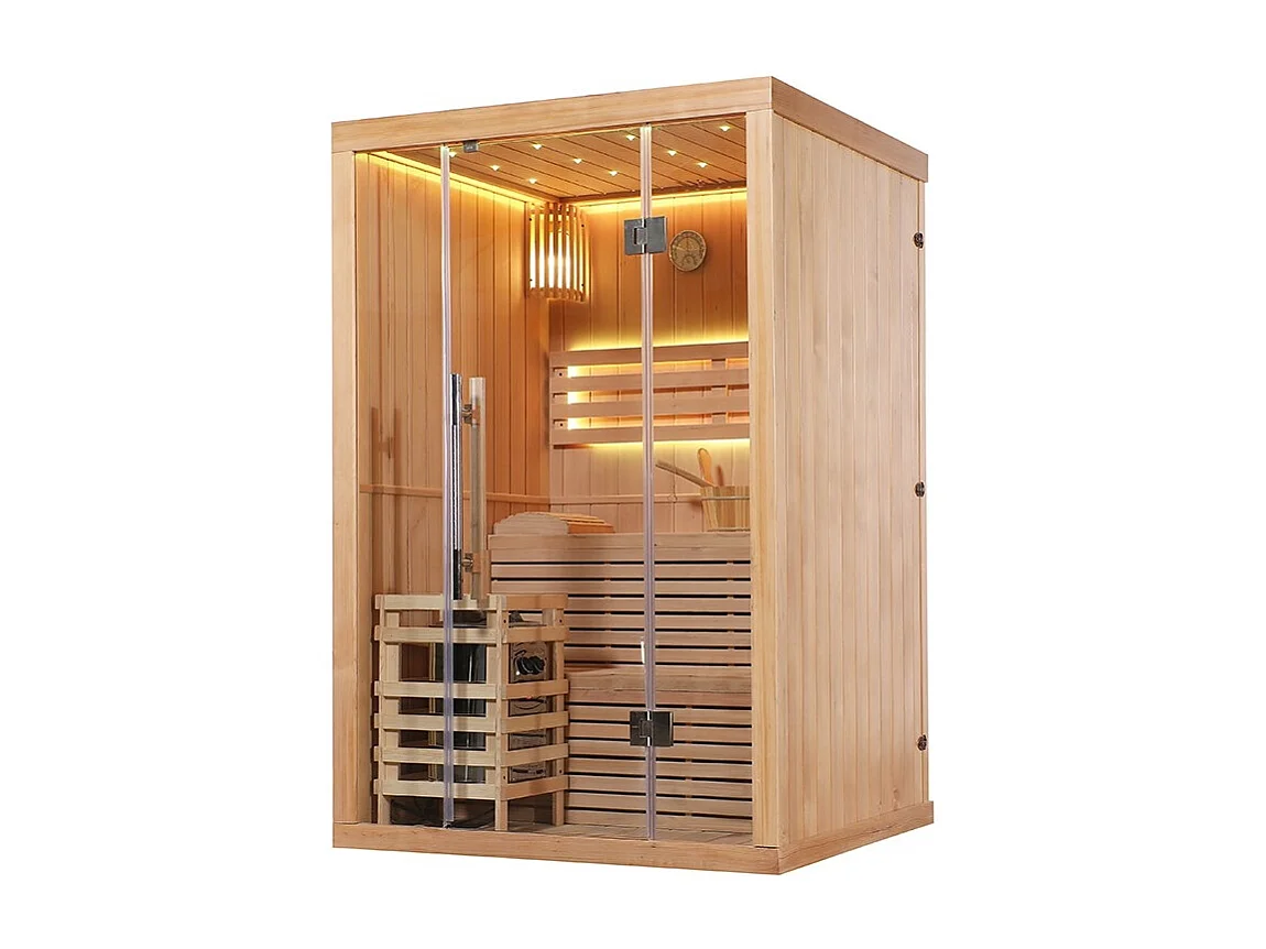 Sauna finlandais Nordica® Vapeur V23-S (1 à 2 places) - 130 x 120 x H.200