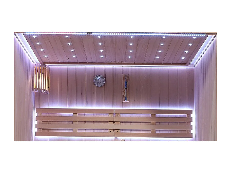 Sauna finlandais Nordica® Vapeur V23-S (1 à 2 places) - 130 x 120 x H.200