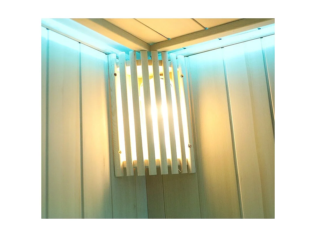 Sauna finlandais Nordica® Vapeur V23-S (1 à 2 places) - 130 x 120 x H.200