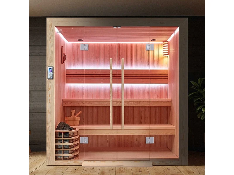 Sauna Boreal® Siberia PRO 200 - 4 à 6 personnes 200x170x210