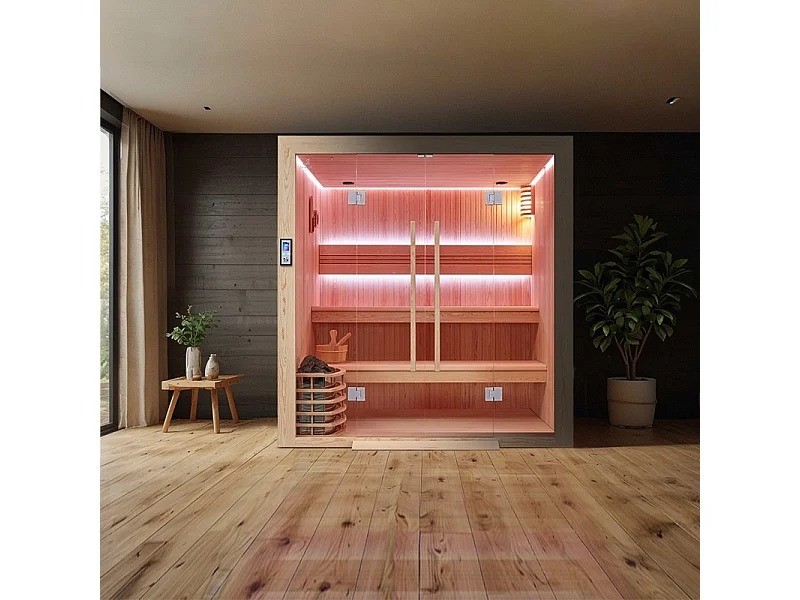 Sauna Boreal® Siberia PRO 200 - 4 à 6 personnes 200x170x210