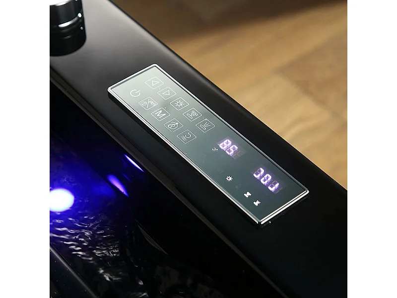 Baignoire balnéo VICTORIA BLACK 2 places 192x142 - DROITE