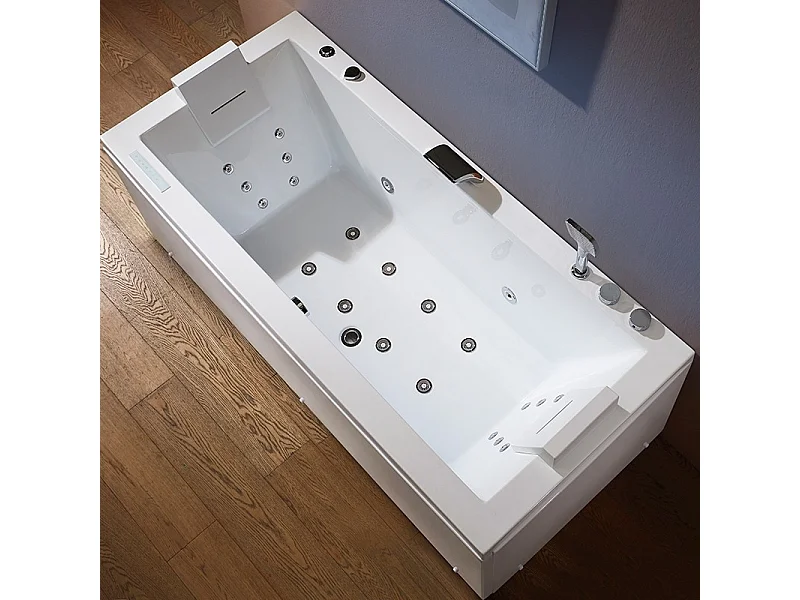 Baignoire balneo EDEN 170 1 à 2 places ARCHIPEL® 170x80