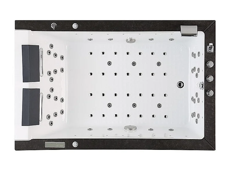 BAIGNOIRE BALNEO LORD DUO 2 PLACES ARCHIPEL® 185X120 - DROITE