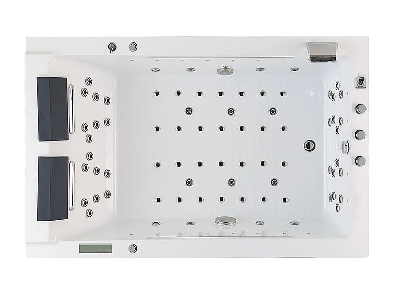 BAIGNOIRE BALNEO LORD DUO BLANC 2 PLACES ARCHIPEL® 185X120 - DROITE