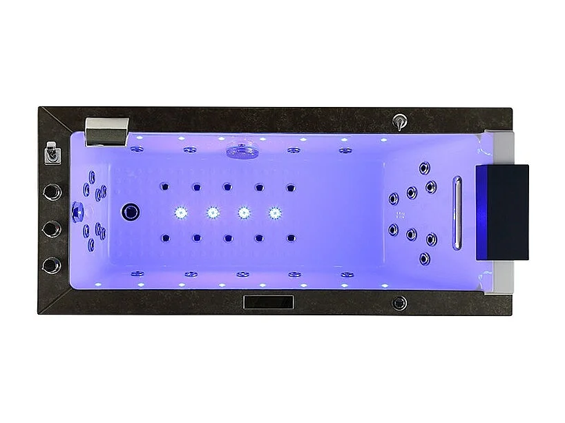 Baignoire balneo Lord Solo1 place ZELAND® 170x75 - GAUCHE