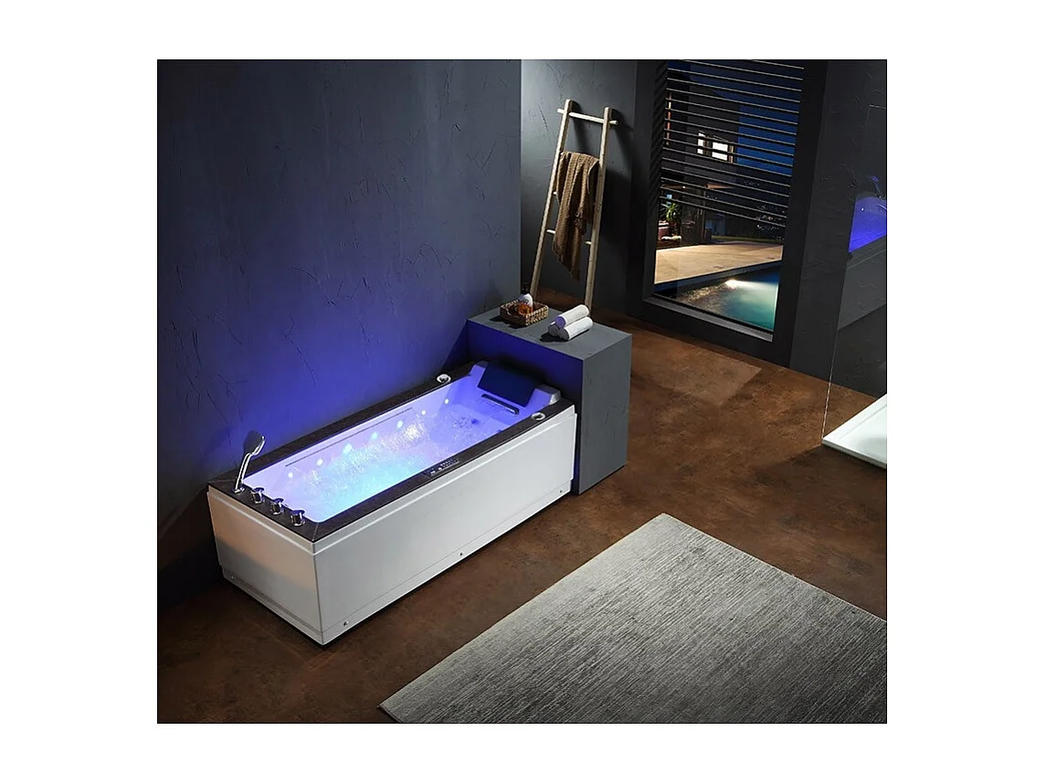 Baignoire balneo Lord Solo1 place ZELAND® 170x75 - GAUCHE