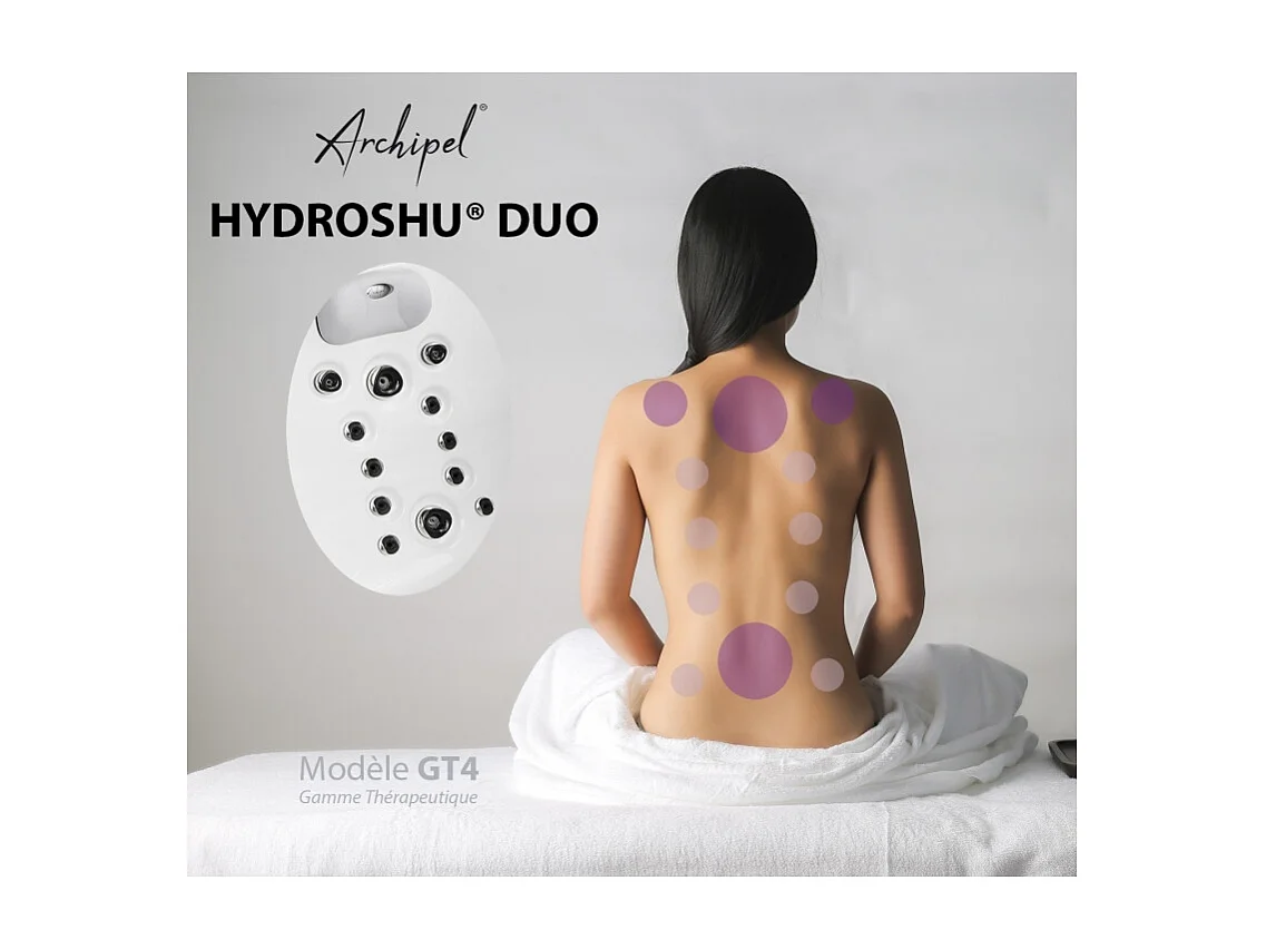 Spa compact 2 à 4 places Archipel® GT4 LED - Spa Thérapeutique Balboa® 215 x 160 cm