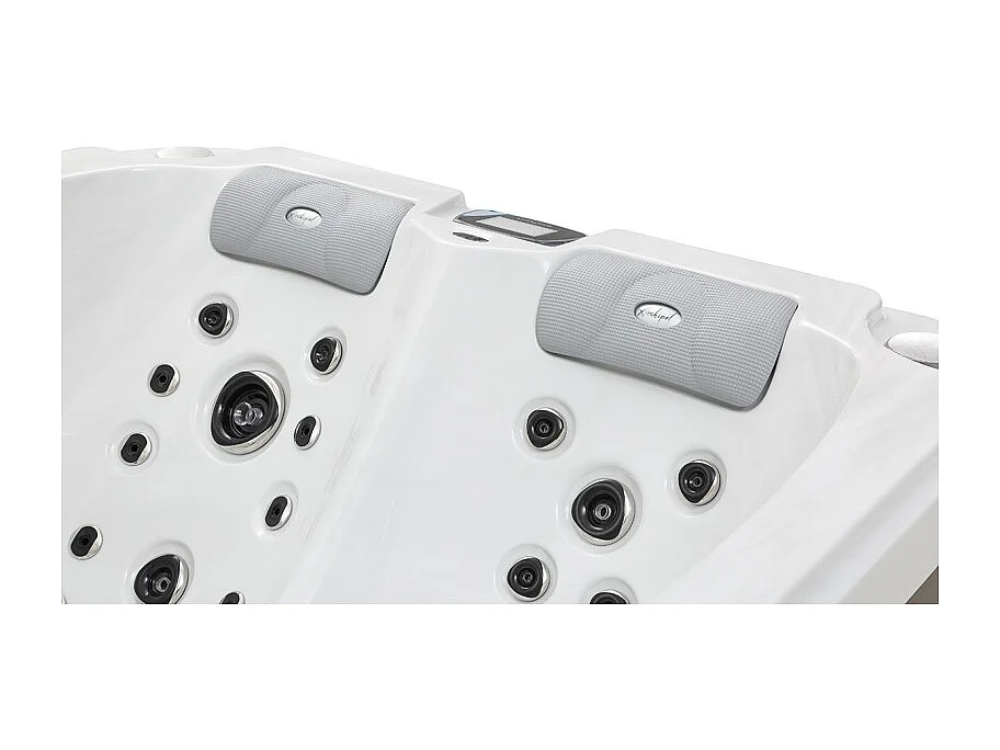 Spa 2 places allongées Archipel® GT2 PRO MAX BLANC MARBRE LED - Spa Thérapeutique Balboa 210x148