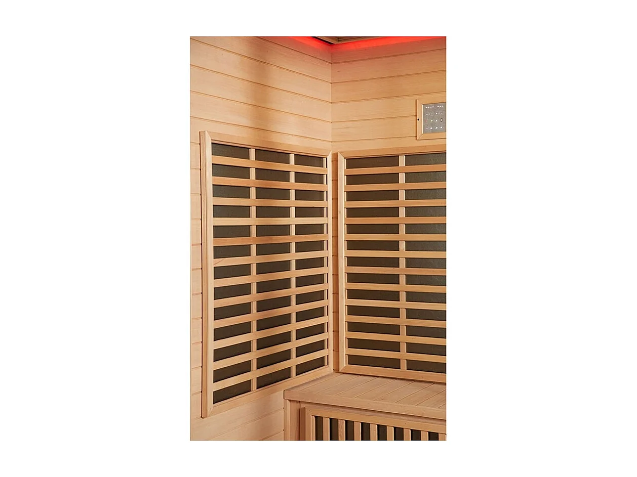 Combi Sauna Infrarouge Douche Hammam Boreal® IR-H-220G - gauche