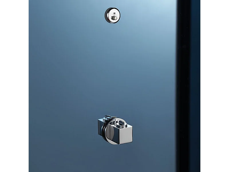 Cabine douche hammam 2 places XDUAL 140 MIROIR BLEU Archipel® - 140x90 cm