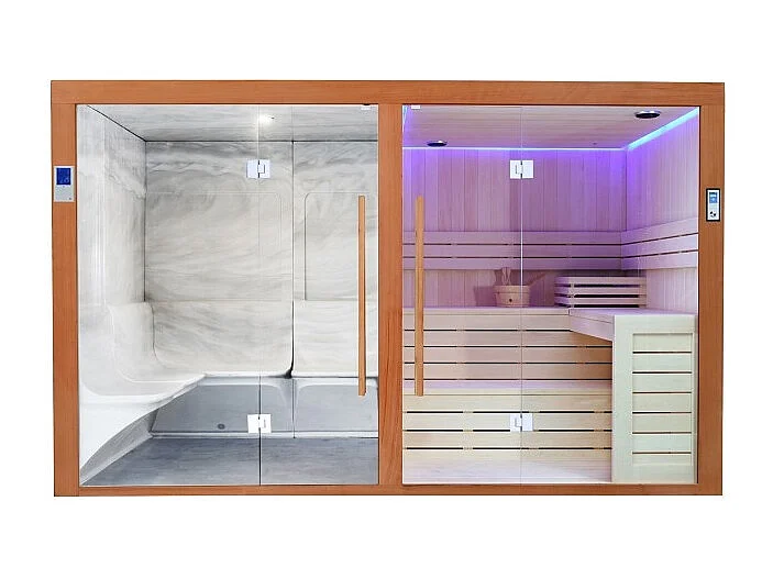 Combi Sauna Hammam Boreal® Sublimation - 8 places - 340*175*210