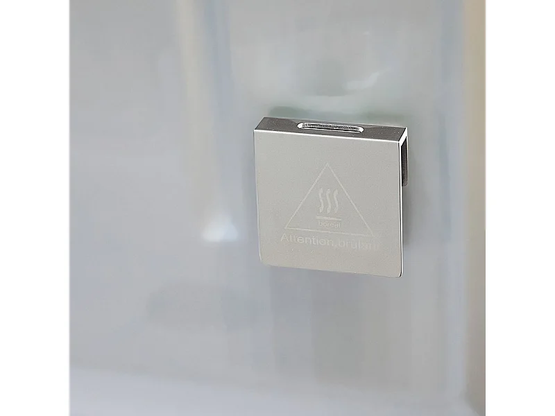 Combi Sauna Infrarouge Douche Hammam Boreal® IRH-180D - Droite