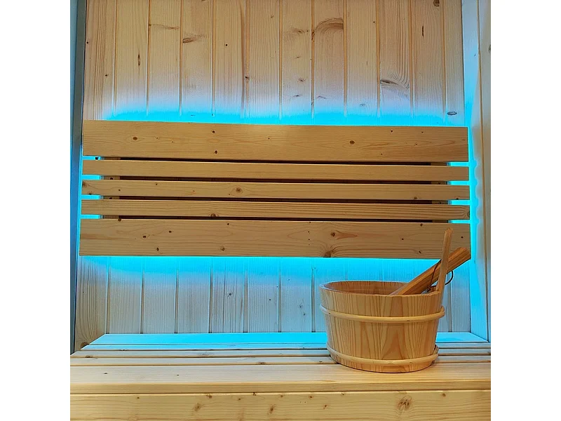 Combi Sauna Douche Hammam Boreal® SH220D - droite