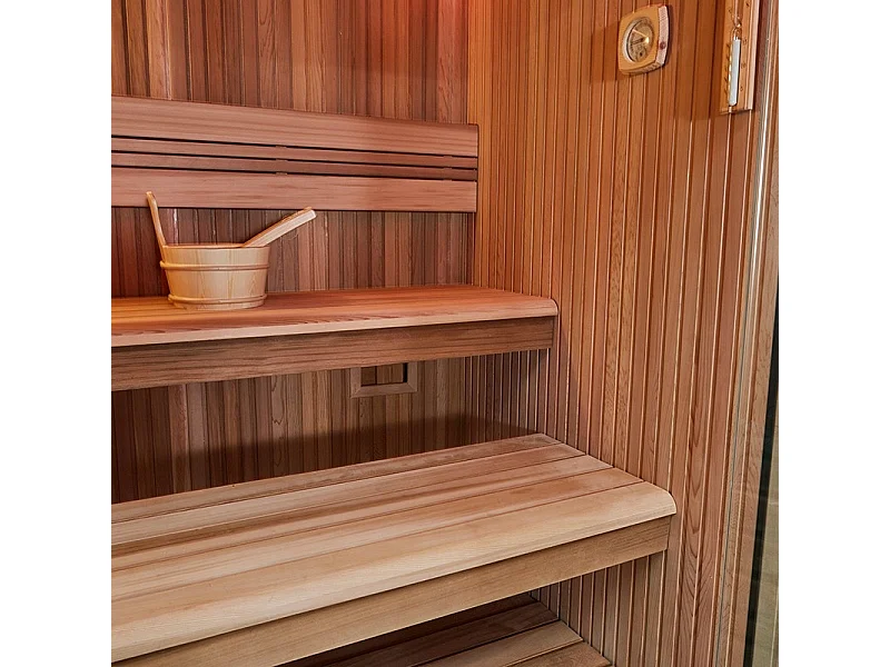 Combi Sauna Hammam BOREAL® SENSATION - 8/9 PLACES-360*160*200