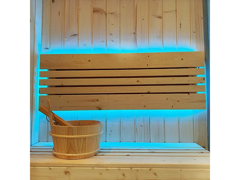 Combi Sauna Douche Hammam Boreal® SH220G - gauche