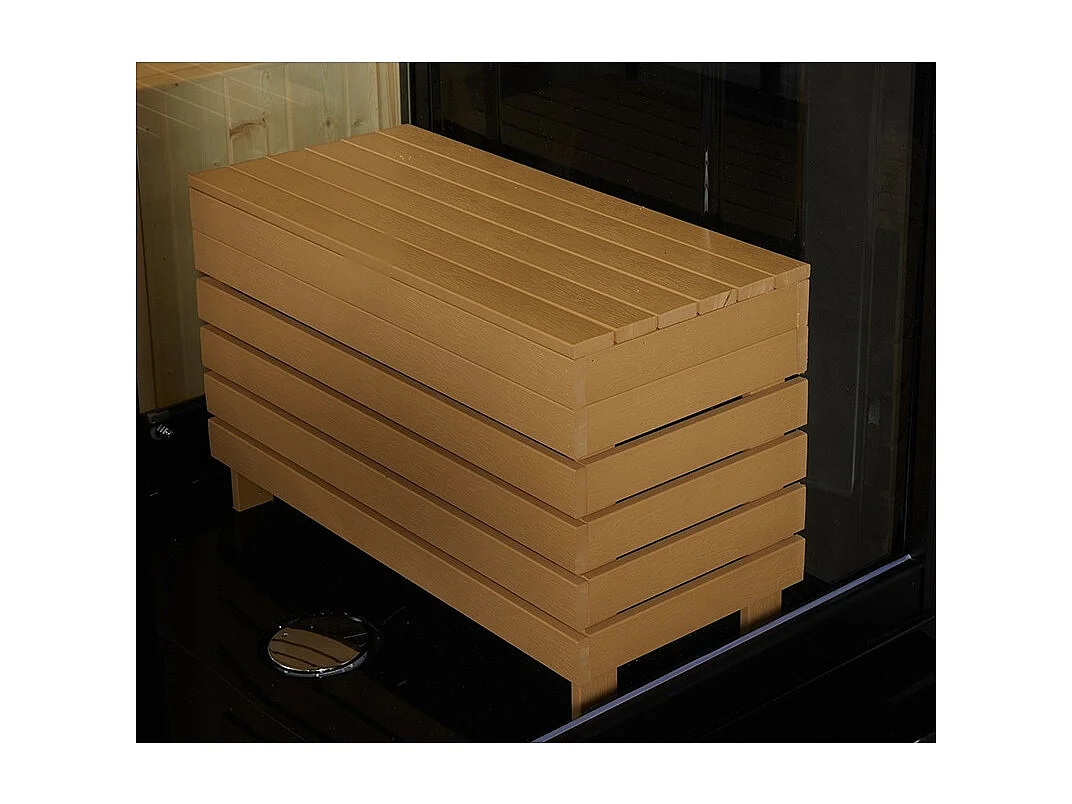 Combi Sauna Douche Hammam Boreal® SH180-D Black droite