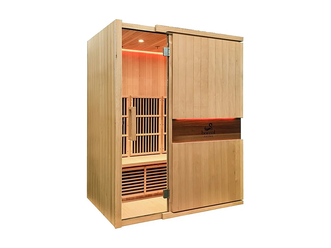 Sauna infrarouge BOREAL® CARBONE IR3 - 3 PLACES 150x120