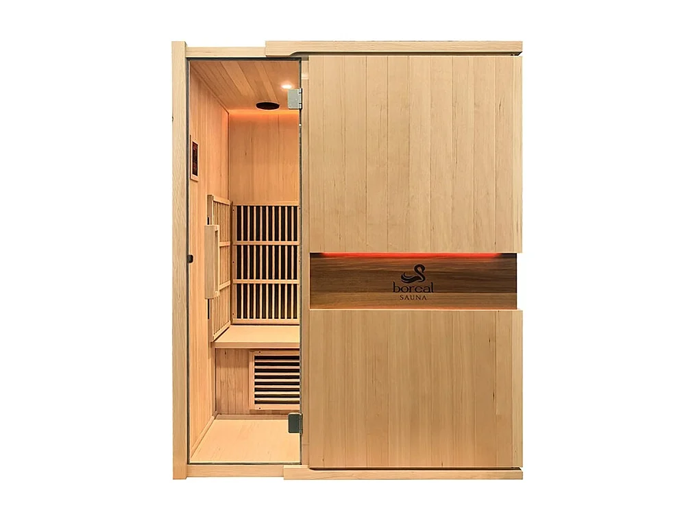 Sauna infrarouge BOREAL® CARBONE IR3 - 3 PLACES 150x120