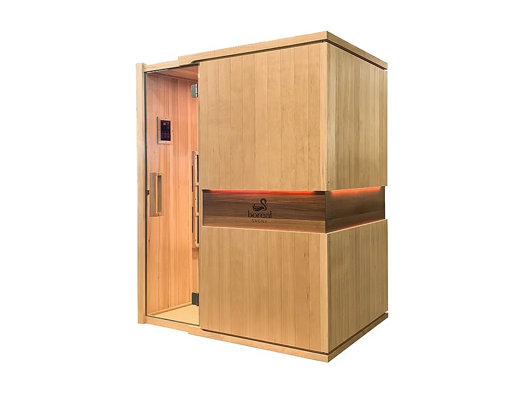 Sauna infrarouge BOREAL® CARBONE IR3 - 3 PLACES 150x120