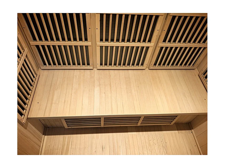 Sauna infrarouge BOREAL® CARBONE IR3 - 3 PLACES 150x120