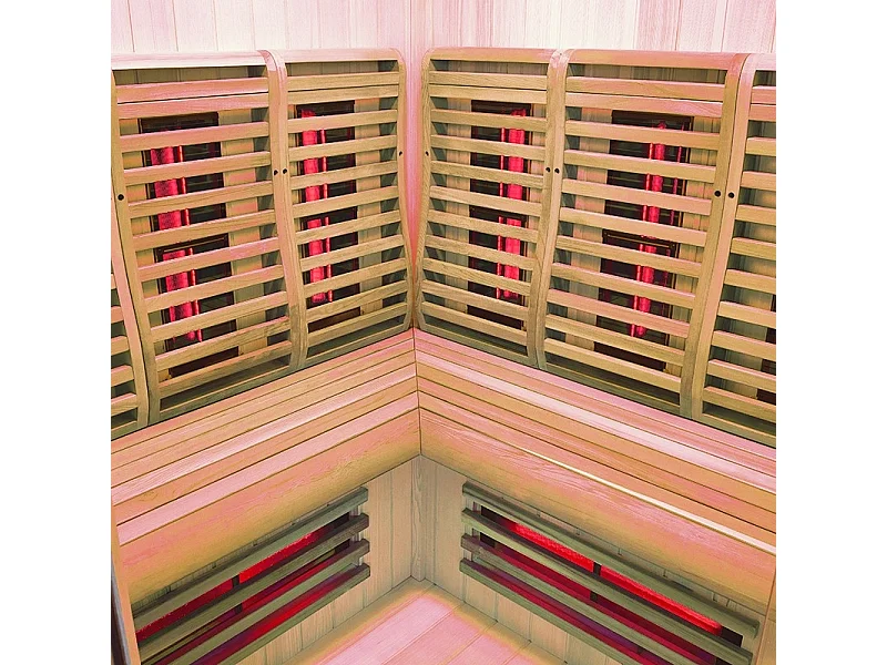 Sauna Infrarouge Boreal® 150C d'Angle à Spectre Complet