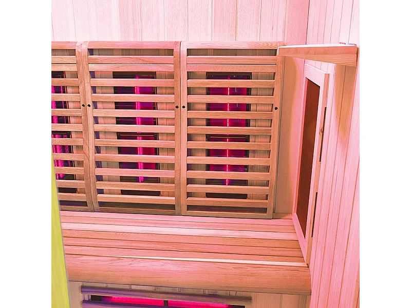 Sauna Infrarouge Boreal® 150C d'Angle à Spectre Complet