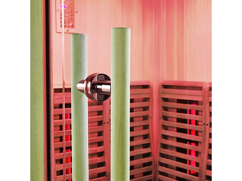 Sauna Infrarouge Boreal® 150C d'Angle à Spectre Complet