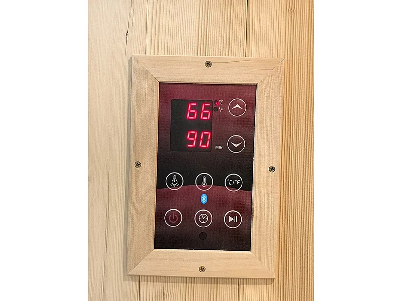 Sauna infrarouge BOREAL® CARBONE IR1 (1 PLACE) 90x90