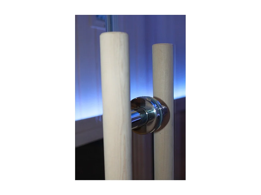 Sauna infrarouge Boreal® JAZZ DUO - 2 fauteuils inclinables à spectre complet 150x180 cm