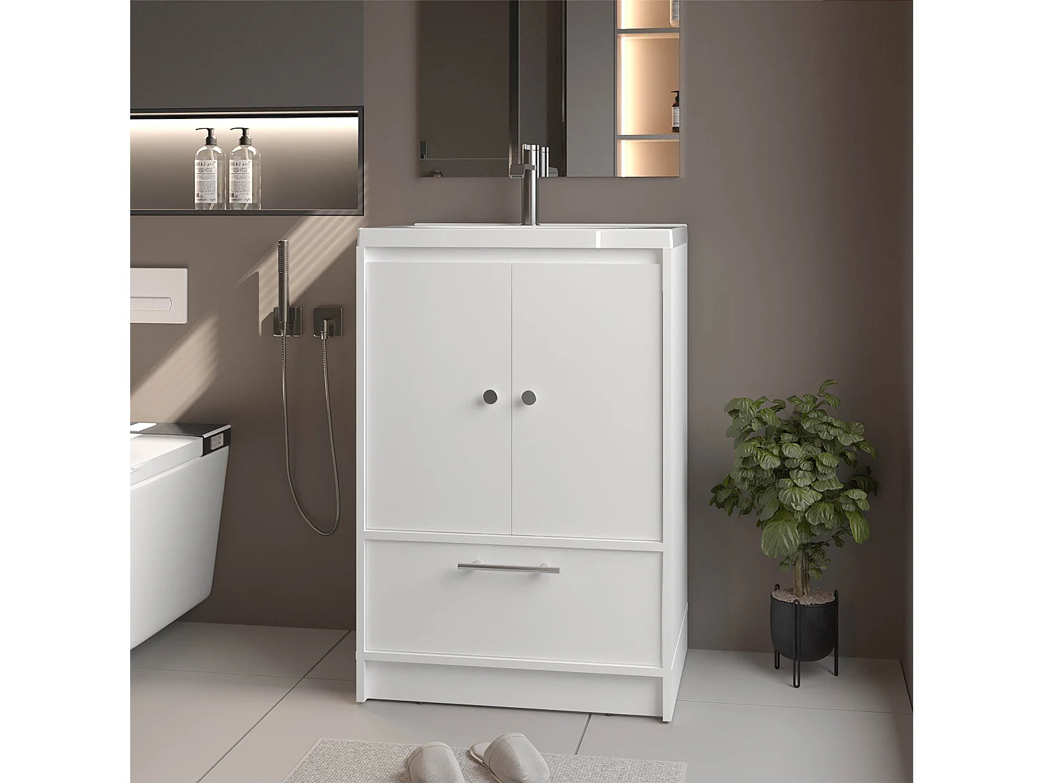 Vanidad Madison 60, blanco MQZ